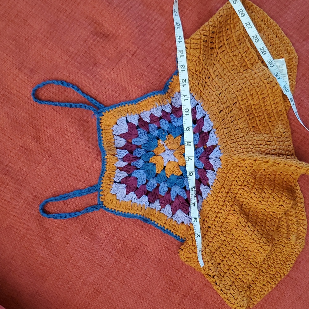 NWOT Free People Bella Crochet Top - Picture 10 of 13